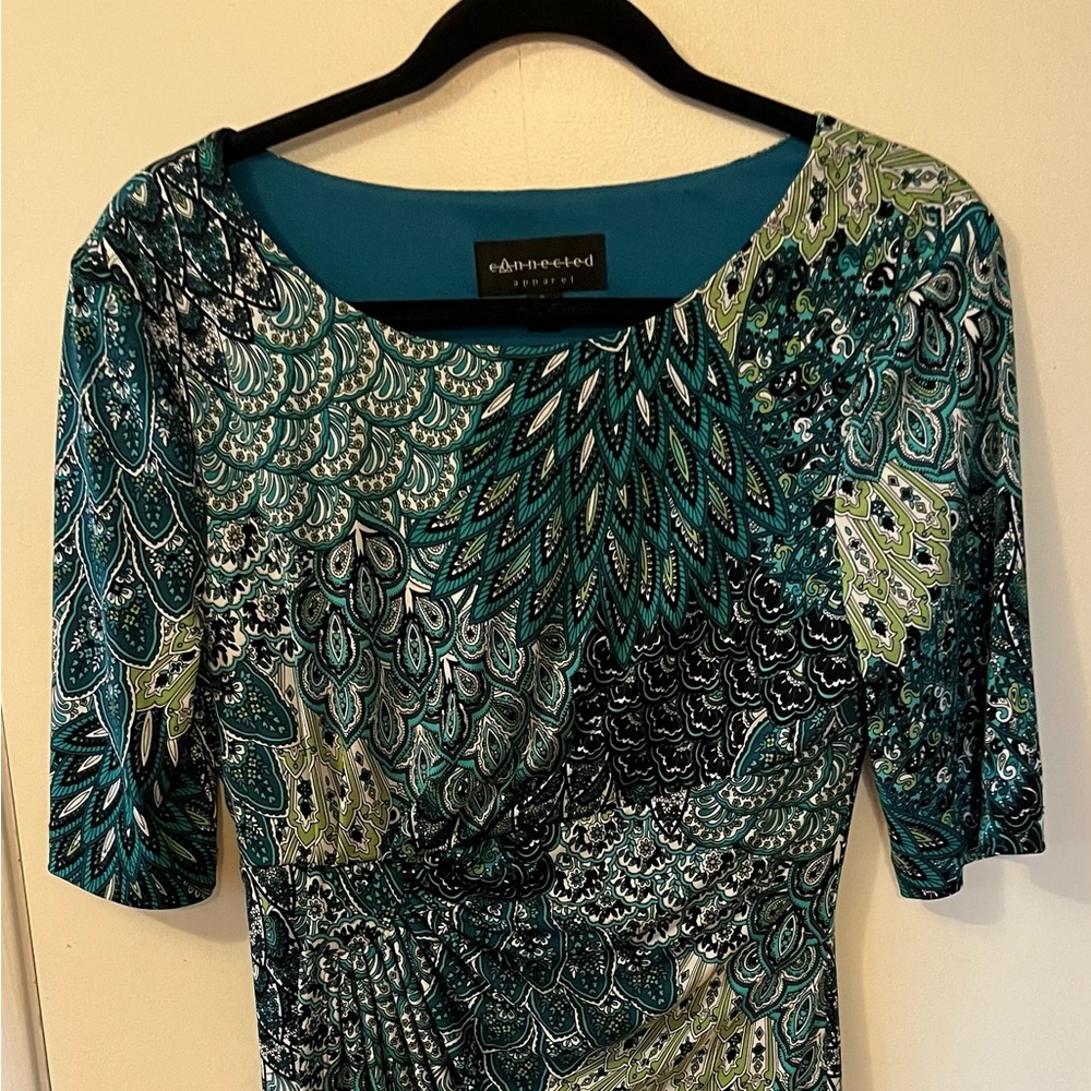 Bright stretchy dress size 8